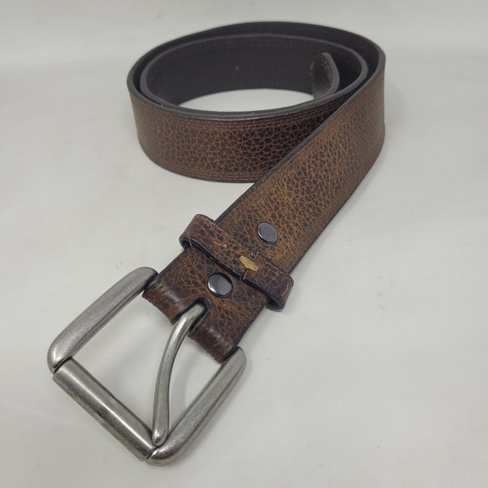Ariat Belt 36 Brown Full Grain Leather Grip Strip Western Work Handcrafted